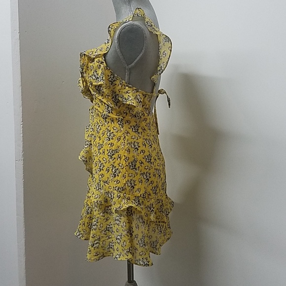 Ruffle Detail Mini Dress - Picture 2 of 8